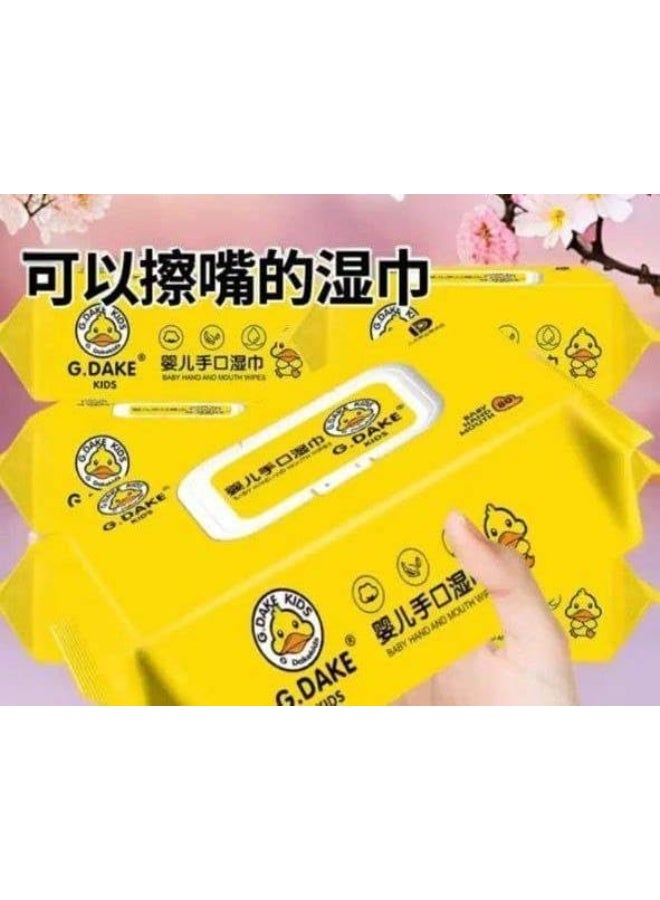 Multi-use wet wipes – 120 wipes for cleaning hands, mouth, and personal items - Image 2